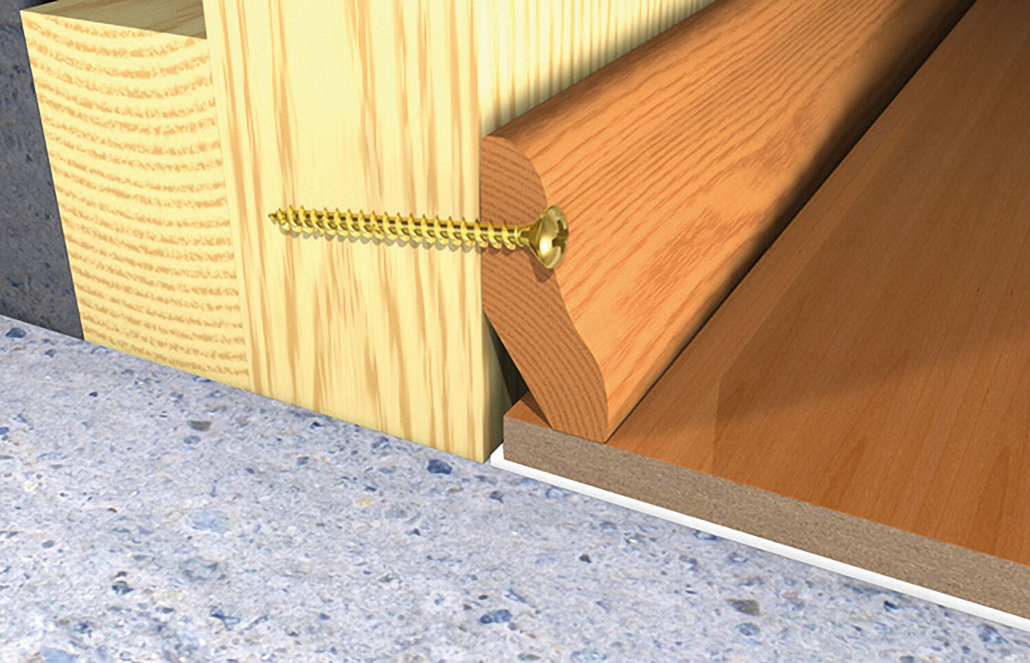 fischer-powerfast-4-5-x-40-raised-countersunk-head-a2-full-thread-cross